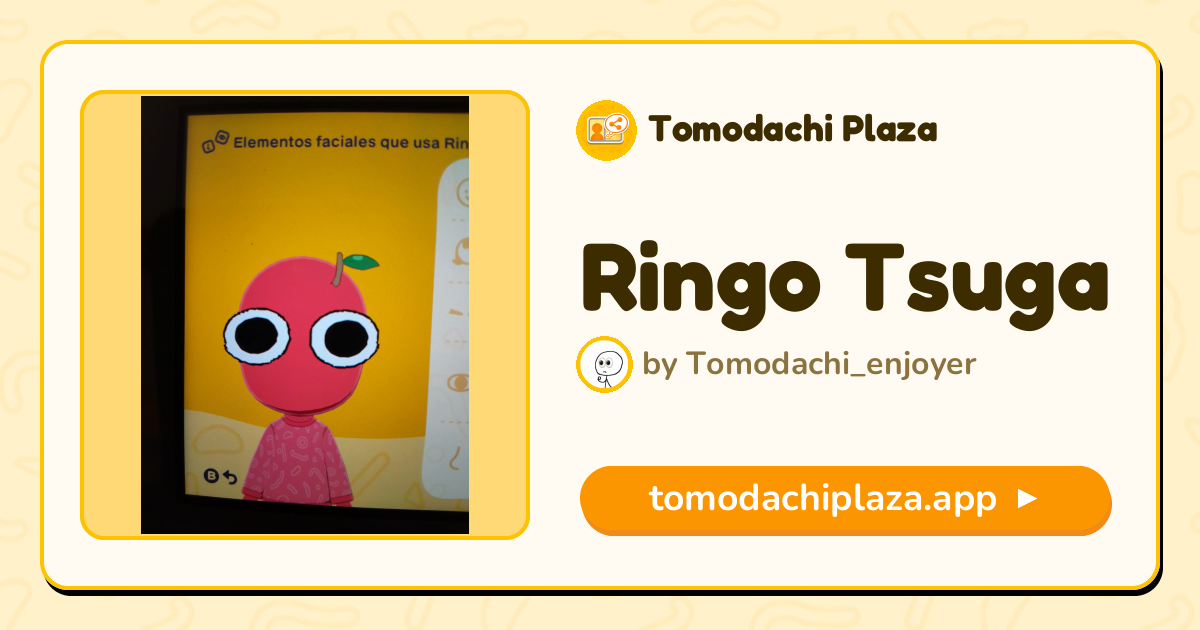 Ringo Tsuga Mii Design - Full Guide | Tomodachi Plaza