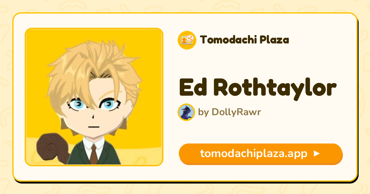 Ed Rothtaylor Mii Design - Full Guide | Tomodachi Plaza