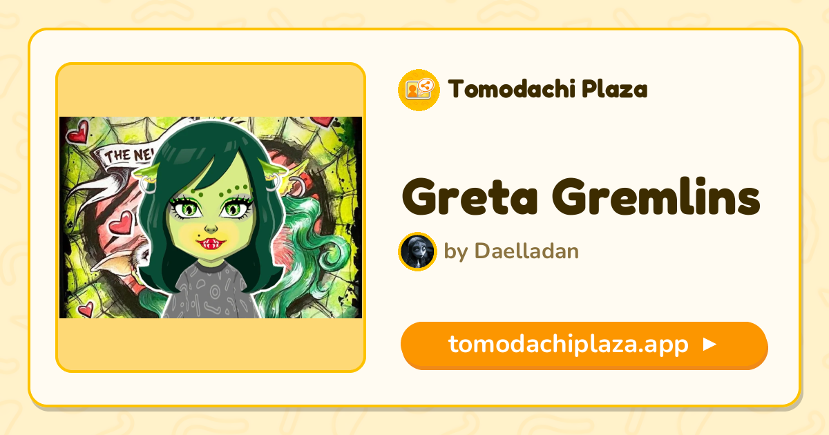 Greta Gremlins Mii Design - Full Guide | Tomodachi Plaza