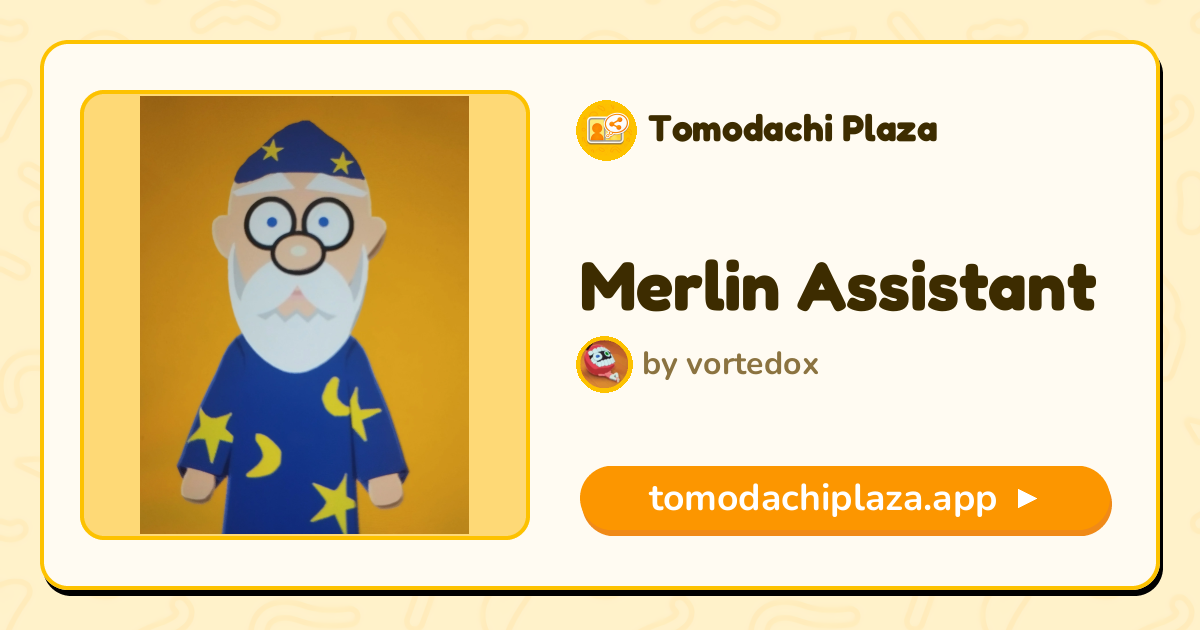 Merlin Assistant Mii Design - Full Guide | Tomodachi Plaza