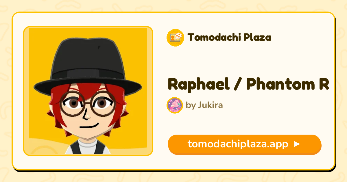 Raphael / Phantom R Mii Design - Full Guide | Tomodachi Plaza