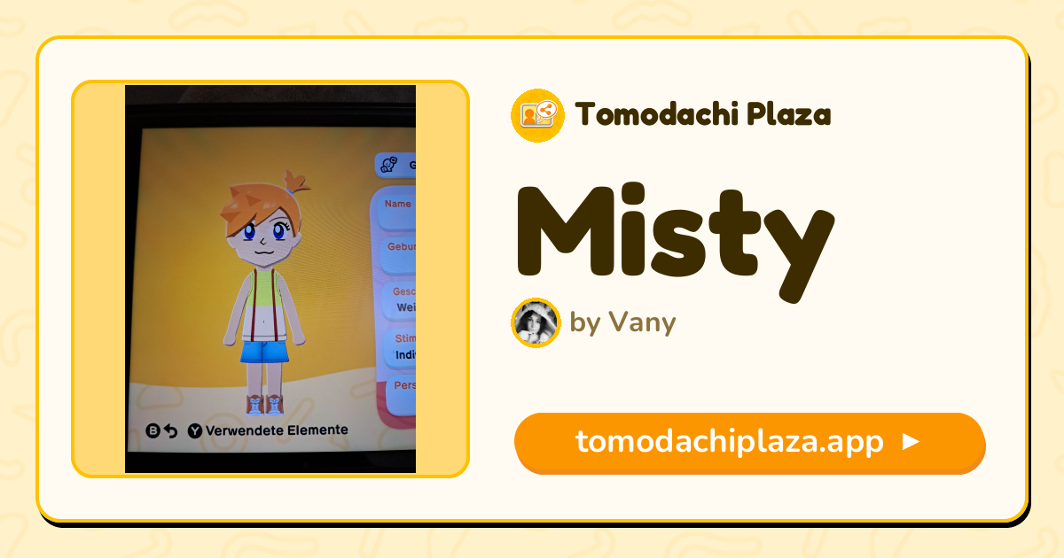 Misty Mii Design - Full Guide | Tomodachi Plaza