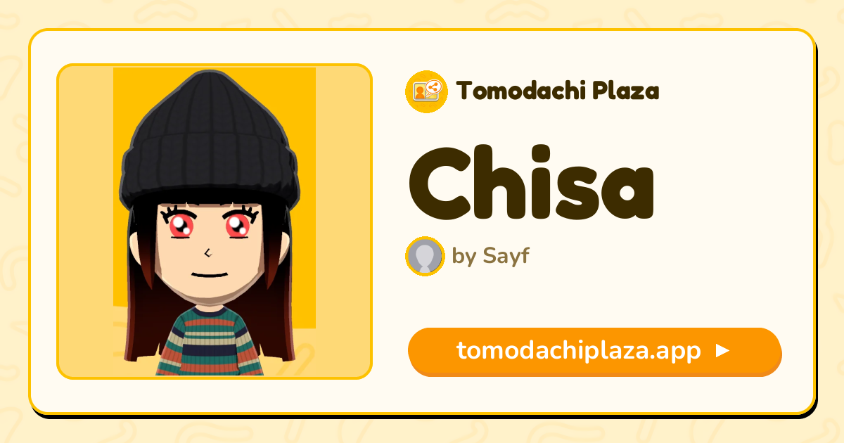 Chisa Mii Design - Full Guide | Tomodachi Plaza