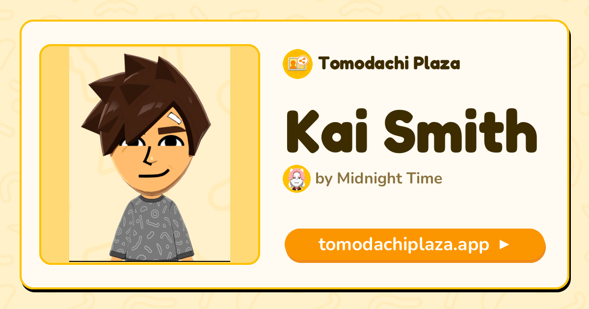 Kai Smith Mii Design - Full Guide | Tomodachi Plaza