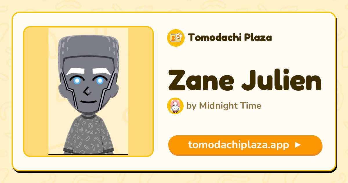 Zane Julien Mii Design - Full Guide | Tomodachi Plaza