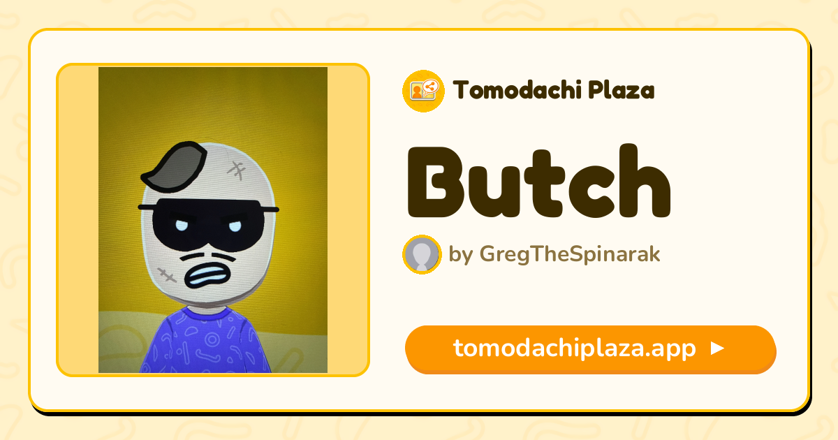 Butch Mii Design - Full Guide | Tomodachi Plaza