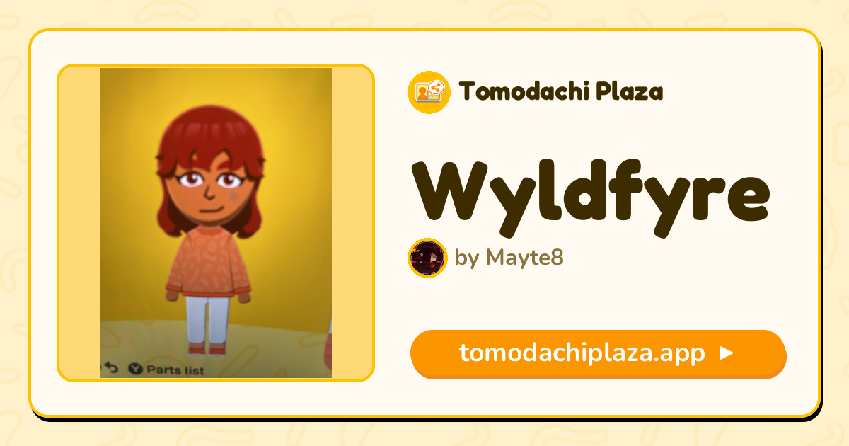 Wyldfyre Mii Design - Full Guide | Tomodachi Plaza